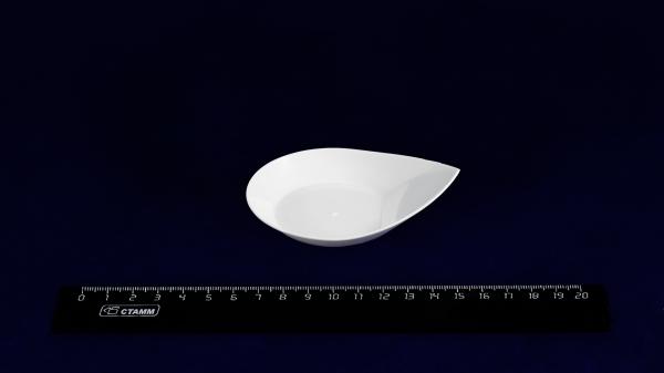 Форма пластиковая фуршетная Капелька (белая) Smart, на 25мл (50шт в упаковке).27759/764