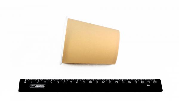 Стакан бумажный Крафт без печати на 250 мл.7П00/72k