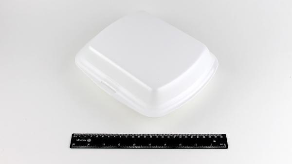 Ланч-бокс вспененный односекционный LB 81 белый (200шт) ЮУП.1467/1Y