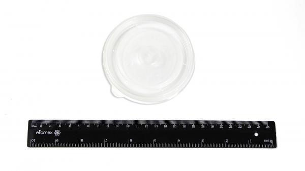 Крышка к контейнеру суповой бумажный белый на 300мл (h=85мм), (d=90мм) (500).600-0sup-k