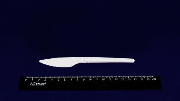 Нож одноразовый белый 150мм (100/4000) ПластикСтеп.1422ПС