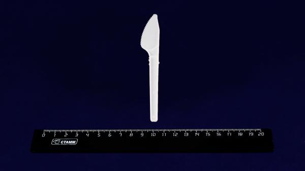 Нож одноразовый белый 150мм (100/4000) ПластикСтеп.1422ПС