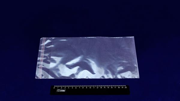 Пакет полипропиленовый БОПП с липким слоем 14*25 25мкм (500шт в упаковке).9856/15156