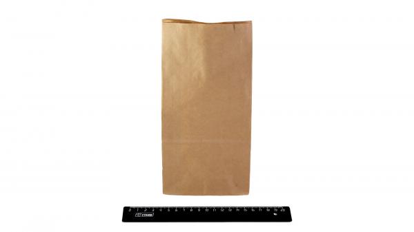 Пакет бумажный 240*120*80мм крафт, без ручек, с прямоугольным плоским дном (50гр/м) (750шт).755245/01-24