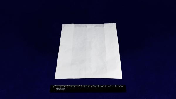 Пакет бумажный 260*200*90мм белый без печати.3830/2v
