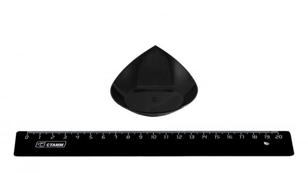 Форма пластиковая фуршетная Капелька (черная) Smart, на 25мл (50шт в упаковке).27759/769-0