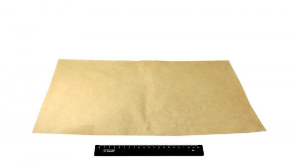Пергамент с антиадгезионным силиконовым покрытием КОРИЧНЕВЫЙ, в листах 60*38см (40гр/м). 1уп=500листов.7756/017u