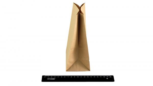 Пакет бумажный 290*220*120мм крафт, без ручек, с прямоугольным плоским дном (50гр/м) (1000шт в коробке).75524/9989-0