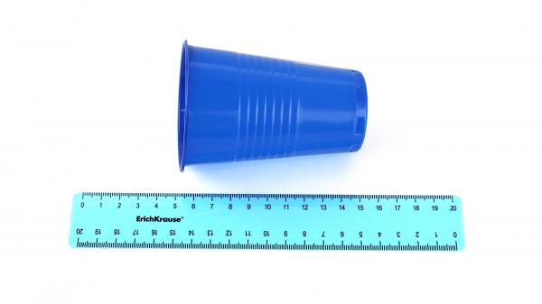 Стакан одноразовый пластиковый синий 200мл, Интеко (100шт/4000шт).45745-890INT