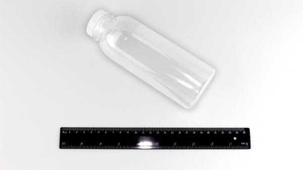 Бутылка ПЭТ 0,5л БЕЗ КРЫШКИ, на 38мм, прозрачная, гладкая, КВАДРАТНАЯ (без рёбер жёсткости) (100шт в мешке).1902/143605nb