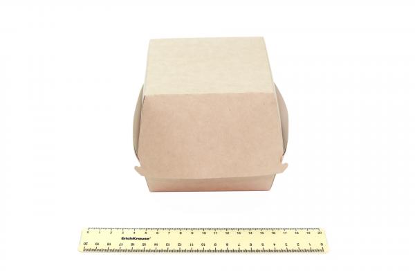 Коробка для Гамбургера EcoBurger 130*130*110 XL крафт (150шт).7095/9xl