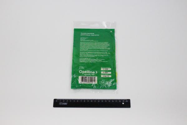 Перчатки резиновые с х/б напылением СТАНДРАТ OpL XL (1 пара).3802/471XL