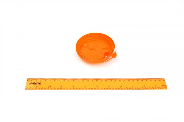Крышка 90 мм для горячих напитков оранжевая со съемным питейником.7002/2524bA