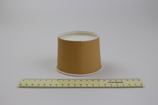 Контейнер-креманка картонный КРАФТ d93мм (на 250мл).21285/07y