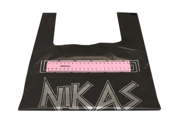 Пакет-майка 30х55-30мкм NIKAS черный (100/1000) Ижевск.0509/39-uds