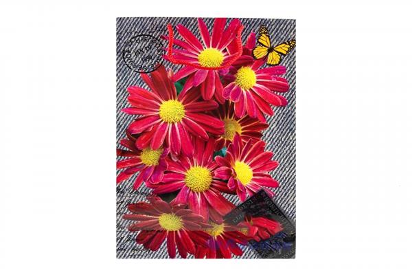 Пакет ламинир. 33*45*11 см. Цветы  (20шт) F1040.4025/36-uds