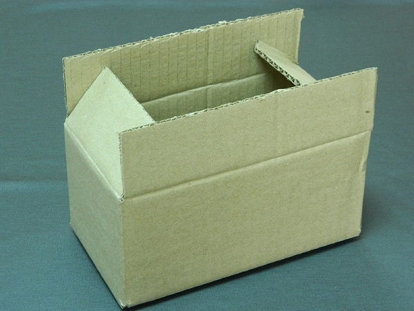 маленькая картонная коробка